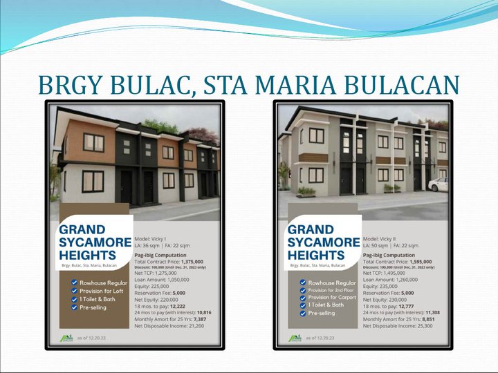 Are you in search of the perfect property in Sta Maria Bulacan?