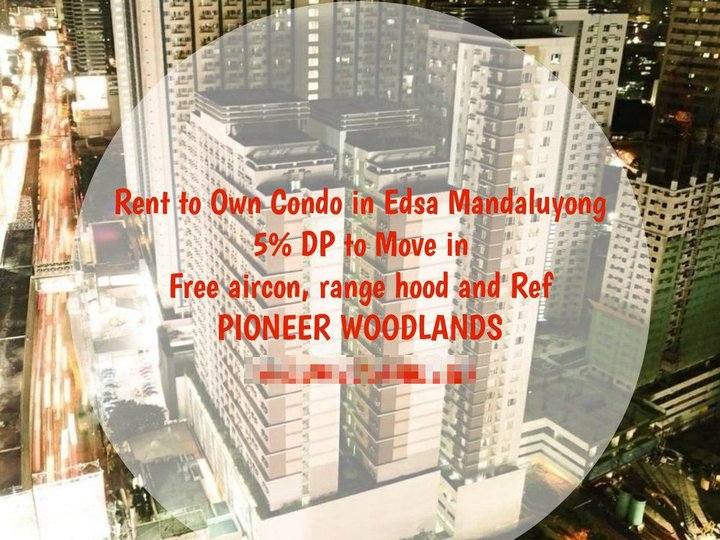 Rent to Own Condo in Mandaluyong near Makati 1- 2BR free aircon and TV