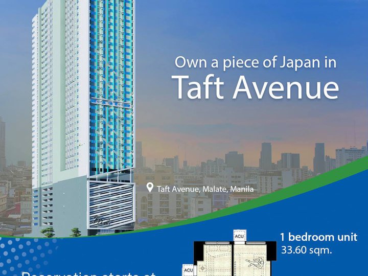 CONDO FOR SALE AT TAFT MANILA - PRE SELLING UNIT!