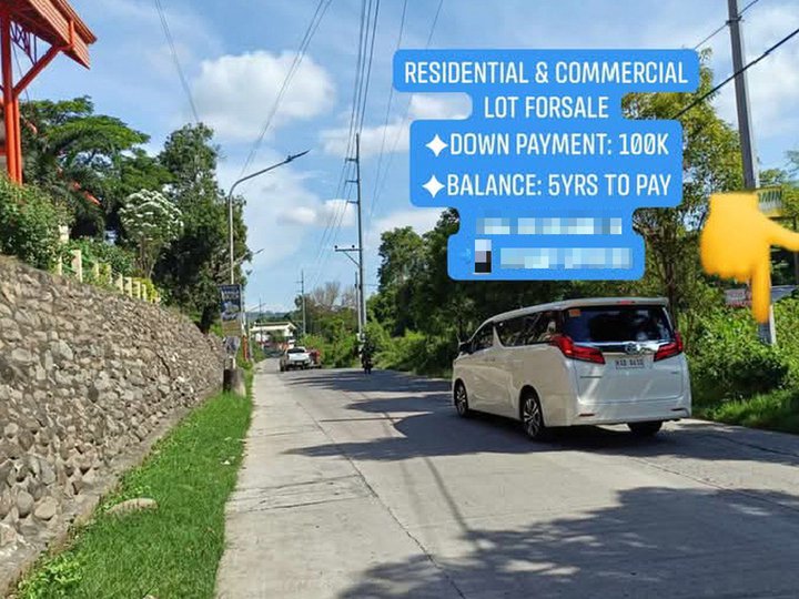 129sqm. Corner Commercial Lot, CDO,Mis.Or, Installment 100k Downpatment and 5years to payable