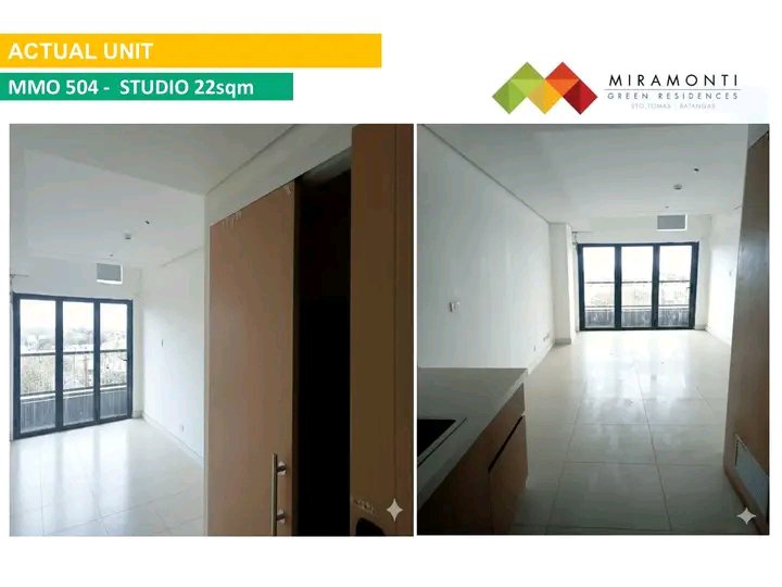 Ready For Occupancy 25.00 sqm Studio Residential Condo For Sale in Santo Tomas Batangas