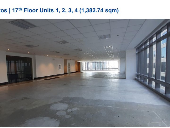 BGC OFFICE SPACE 1382.76 sqm Office (Commercial) For LEASE NHL00030