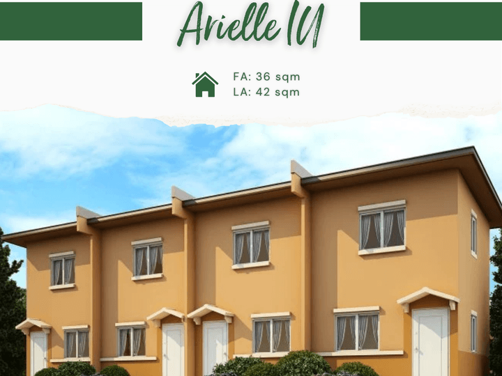 2BR HOUSE AND LOT FOR SALE IN CAMELLA PILI - ARIELLE INNER UNIT