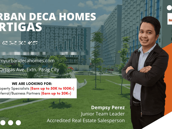Affordable and Rent to Own Condo in Urban Deca Homes ORTIGAS