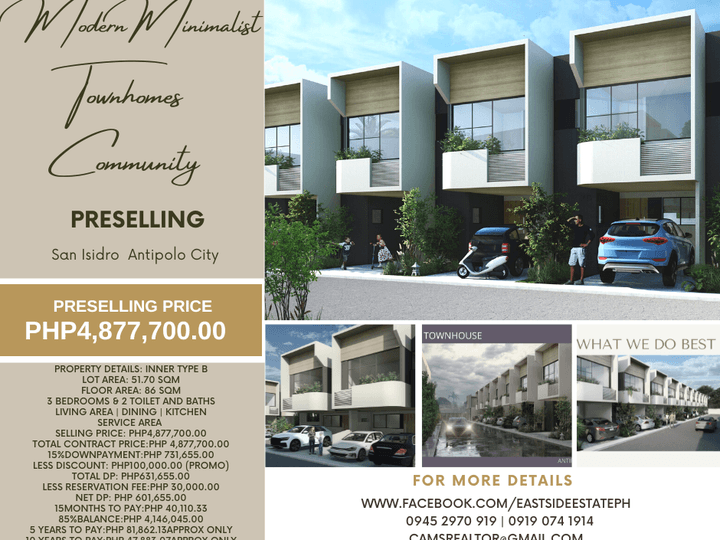 Affordable living townhomes community in Antipolo City near Robinsons