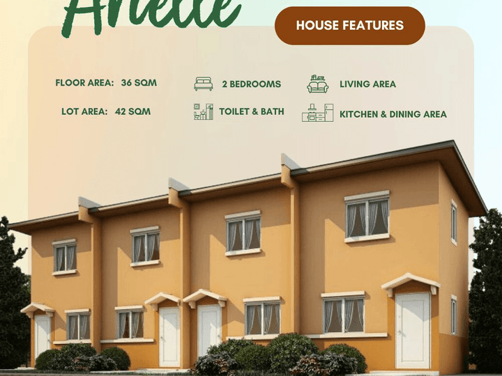 2br house and lot for sale in Camella Pili - Arielle
