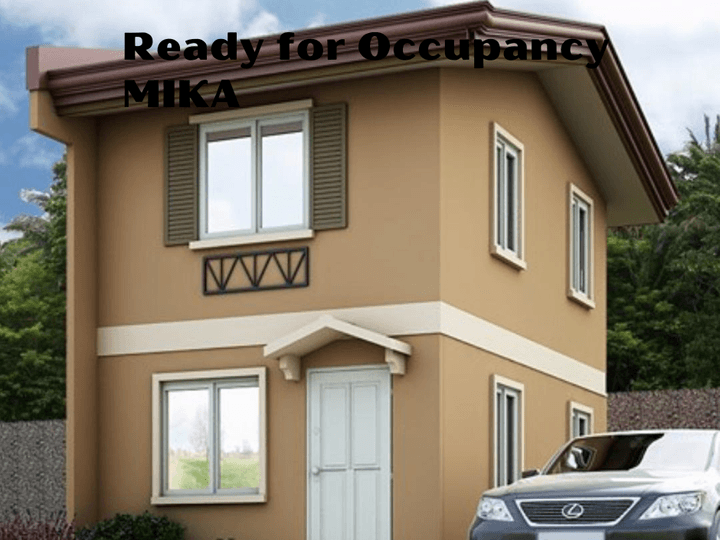 MIKA 2 Bedroom RFO House and Lot for Sale in Camella Subic