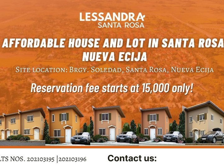 Affordable house and lot in Santa Rosa Nueva Ecija