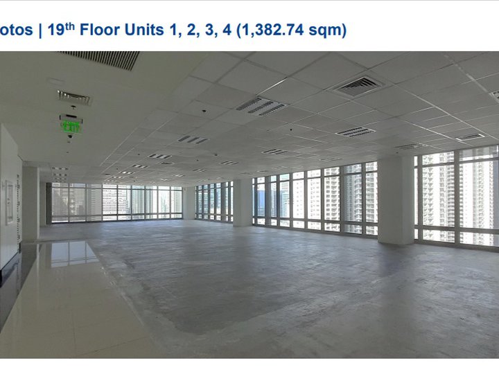BGC Office Space for Lease Whole Unit 1,382.74sqm NHL00033