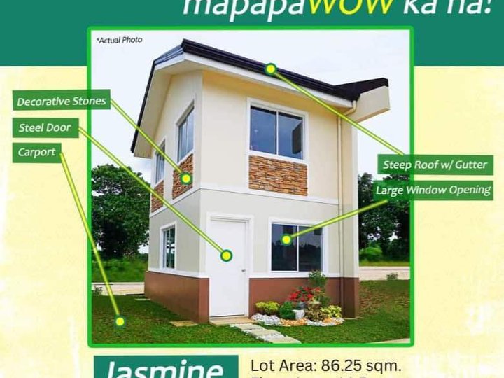 6.5K TO RESERVE PRE-SELLING 2-BEDROOM JASMINE SINGLE ATTACHED PAGIBIG