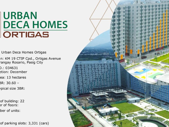 Urban Deca Homes Ortigas Pasig