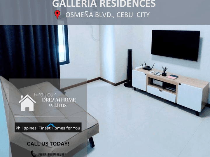 1BR Condo Unit with Parking Slot at Galleria Residences Cebu City for Sale