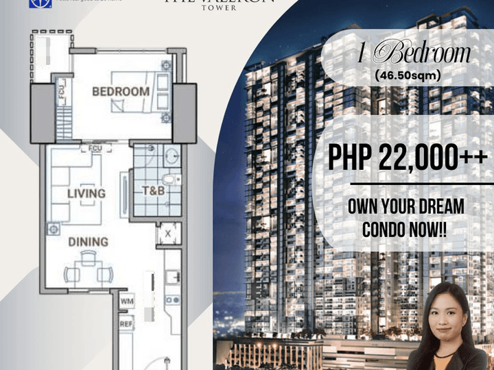 THE VALERON TOWER - 1BR PRESELLING CONDO FOR SALE IN PASIG NEAR TIENDESITAS