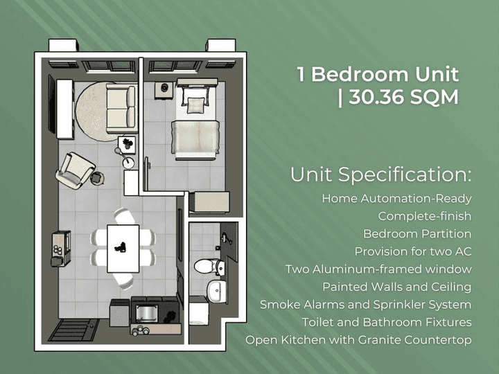 1 Bedroom Condo Unit in Butuan City