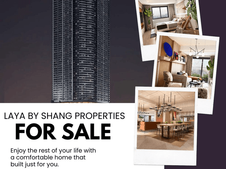 Laya by Shang Residences 38.48 sqm 1-BR SMALL Condo For Sale in Pasig