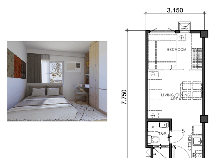 1BR Condo For Sale In SMDC Zeal Residences Cavite