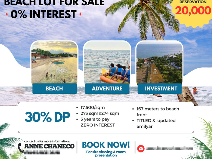 Beach Residential Lot Investment in Bataan