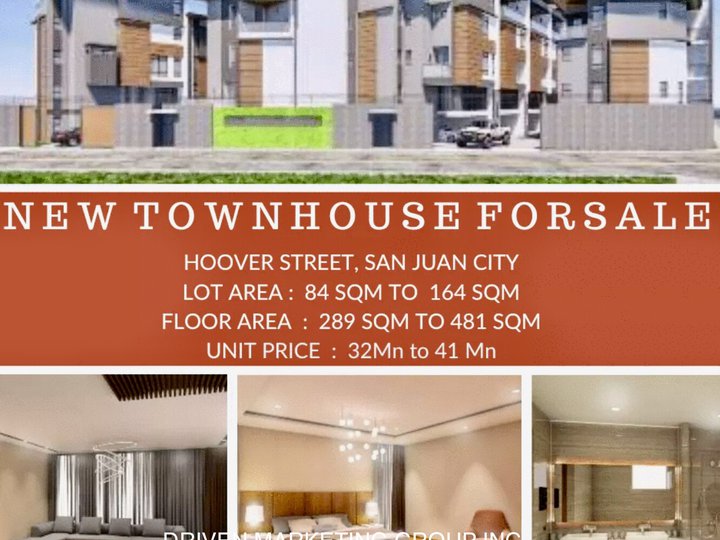 FOR SALE Premium 4 Storey Townhouse with/ without elevator San Juan