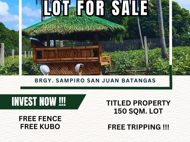 150 sqm Residential Lot For Sale in San Juan Batangas