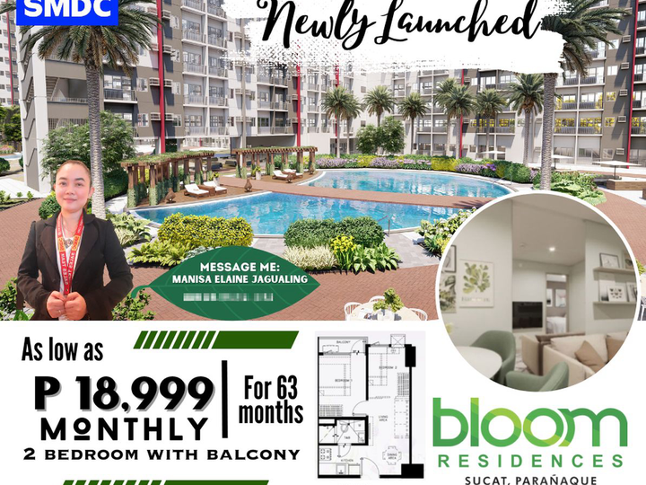 32.79 sqm 2-bedroom Condo For Sale in Paranaque Metro Manila