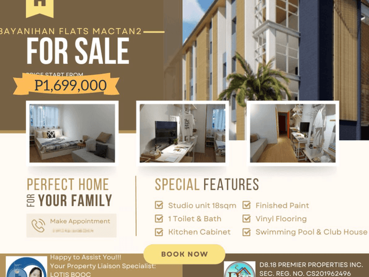 18.62 sqm Studio Condo For Sale in Mactan Lapu-Lapu Cebu