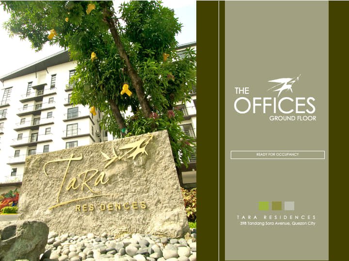 Office Space Unit For Rent at Tara Res. Grnd Flr in T. Sora Ave, QC