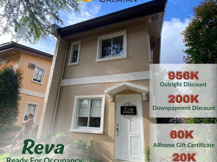 House and lot in Cauayan City- REVA 2 bedroom RFO Big Discount