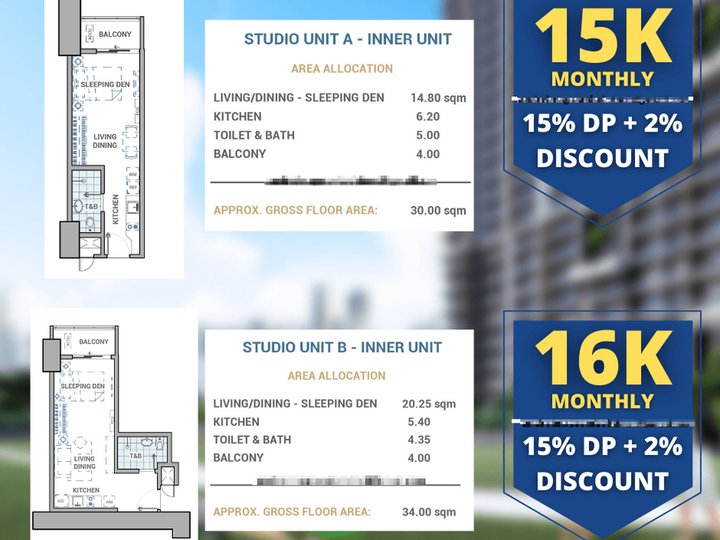 Studio, 1BR, 2BR, 3BR Preselling condo in Pasig | Flexible payment!!