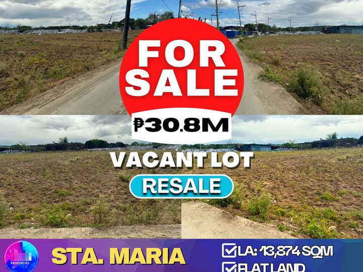 Vacant Lot 13,874 sqm flat land for Sale in Sta. Maria [Lots 🚜] (June ...