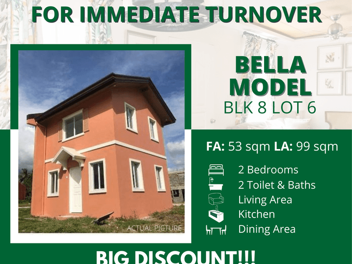 2BR | BElla Model | Camella azienda Batangas