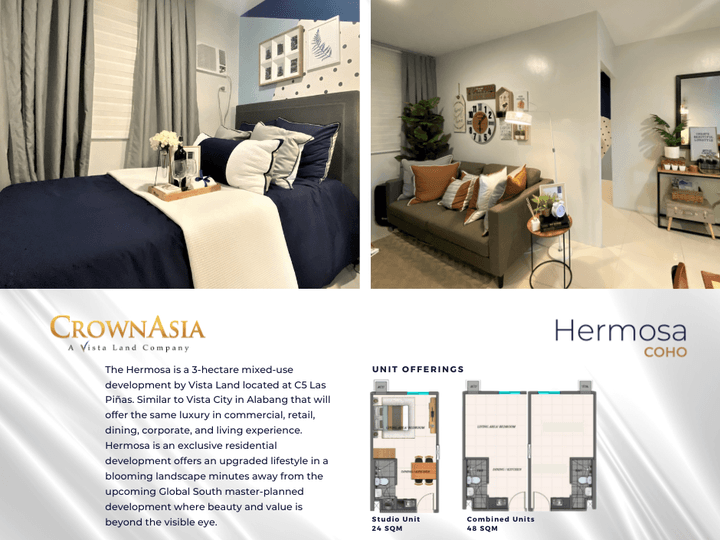 Pre Selling Combined Units at The Hermosa