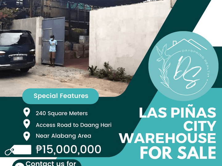240 sqm Warehouse For Sale in Las Pinas City