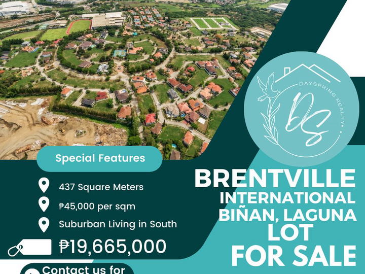 Lot for Sale in Brentville International 437 sqm