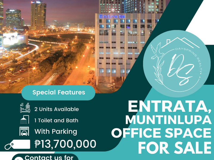 2 Office Space for Sale in Entrata Urban Complex, Alabang