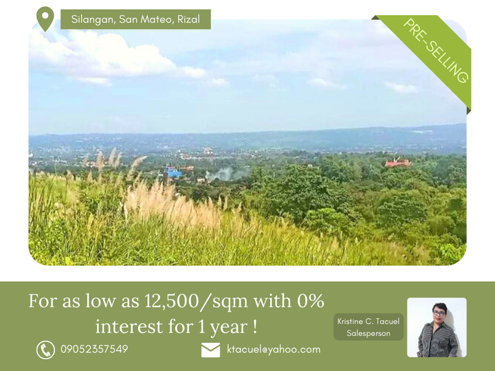 Residential Lot For Sale in San Mateo Rizal