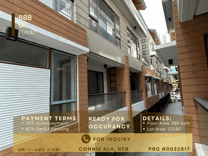 385 sqm Townhouse For Sale in Manila | 4 BR-5T&B