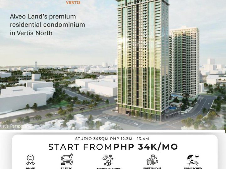 Rush Sale Studio Condominium in Vertis North Near SM North Edsa QC