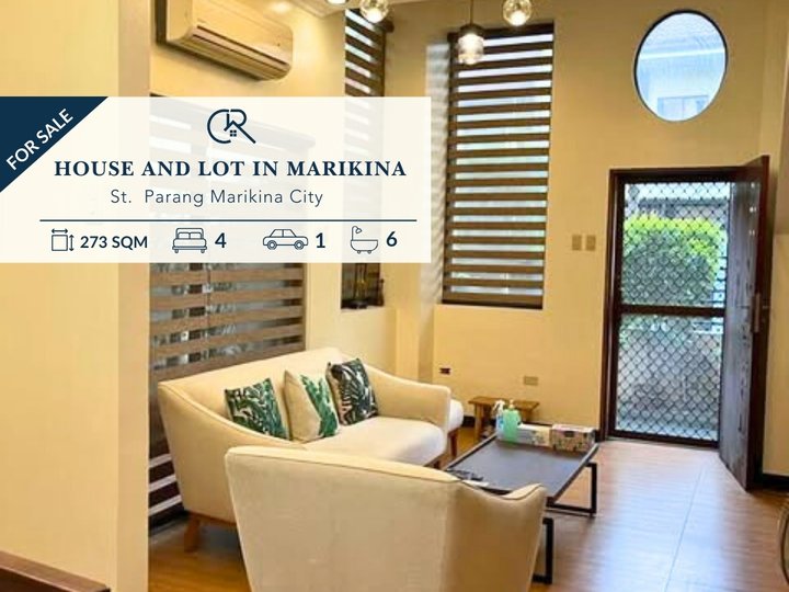 House and Lot in Marikina Livable 4BR For Sale - CRS0407