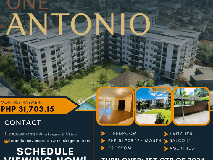 2-bedroom 52.15 sqm Condo For Sale in Makati Metro Manila