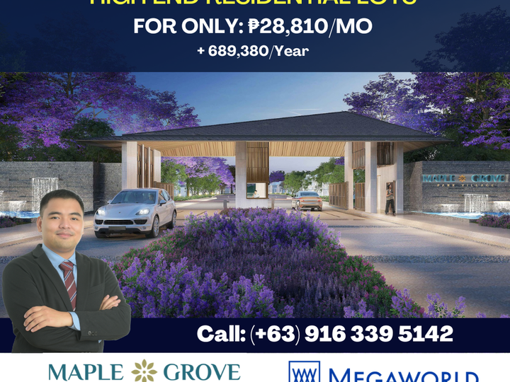 High end 280sqm Residential Lot For Sale in General Trias Cavite