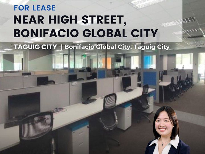 For Rent: BGC Fully Fitted Office 330 sqm at Bonifacio Global City - One Park Drive, Capital House