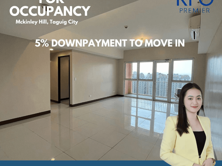 3 bedroom with balcony condo for sale in BGC ready for occupancy