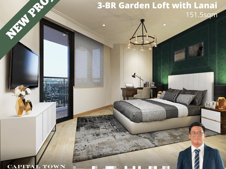 151.5sqm 3-Bedroom Garden Loft Type For Sale at Capital Town, Pampanga