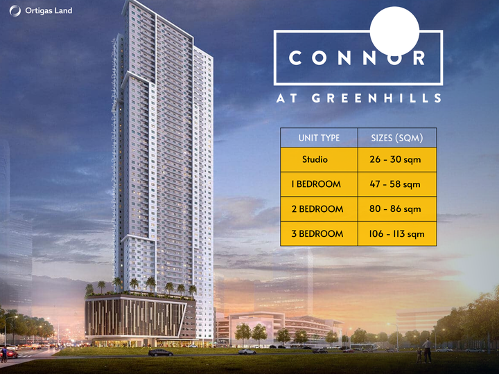 Connor at Greenhills 2BR Residential Condominium For Sale