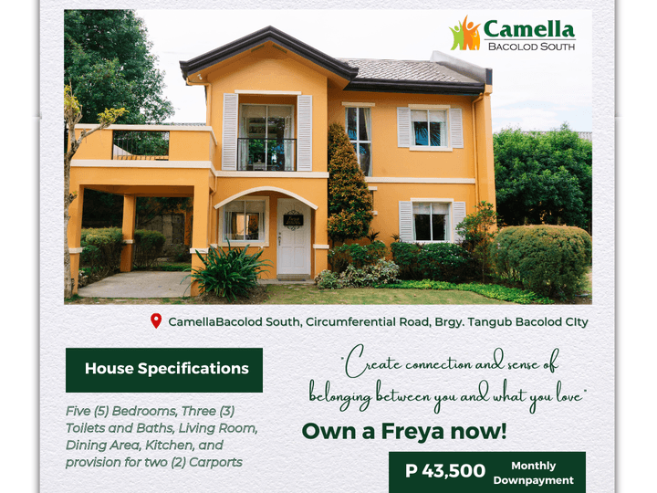 Freya Single Detached House For Sale in Bacolod Negros Occidental