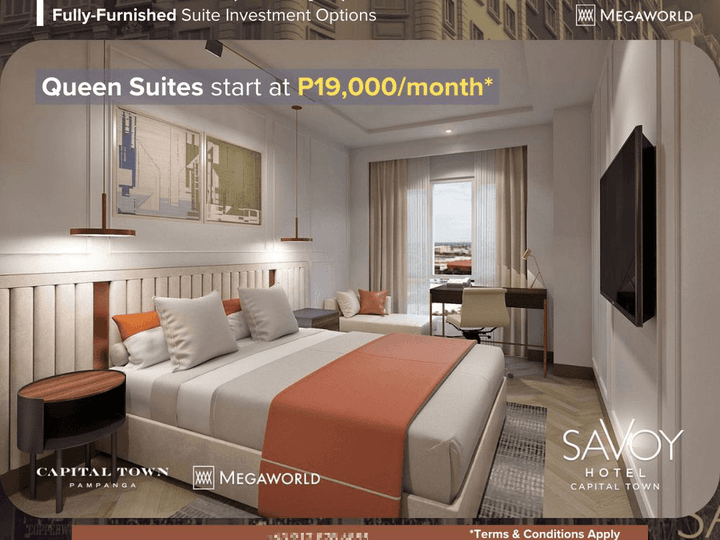 Preselling 25sqm 1bedroom Condotel For Sale in San Fernando Pampanga