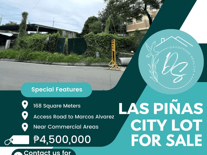 Lot for Sale in Las Pinas City 25K per sqm