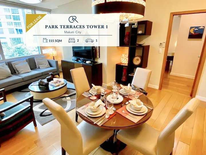 For Lease 2 Bedroom (2BR) | Fully Furnished Condo Unit at Park Terraces Tower 1, Makati City