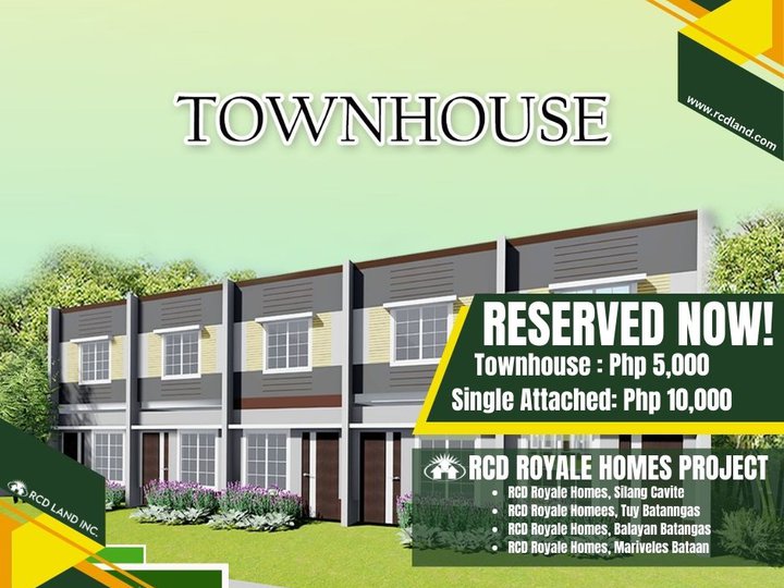 2-bedroom Townhouse For Sale in Mariveles Bataan Pre selling