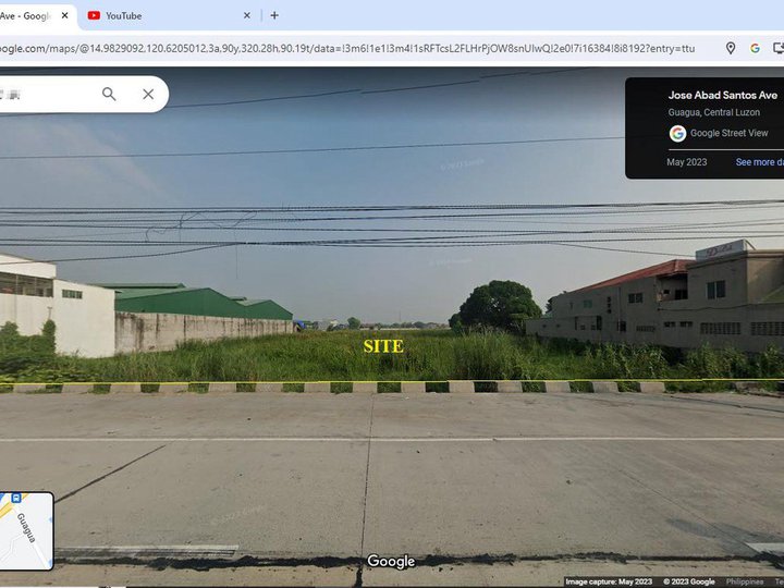 FOR SALE LOT IN PAMPANGA ALONG JASA ROAD IDEAL FOR COMMERCIAL USE